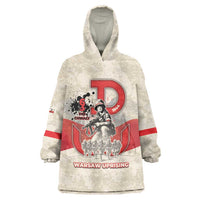 Polish Warsaw Uprising Wearable Blanket Hoodie 63 Days Of Glory