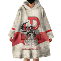 Polish Warsaw Uprising Wearable Blanket Hoodie 63 Days Of Glory
