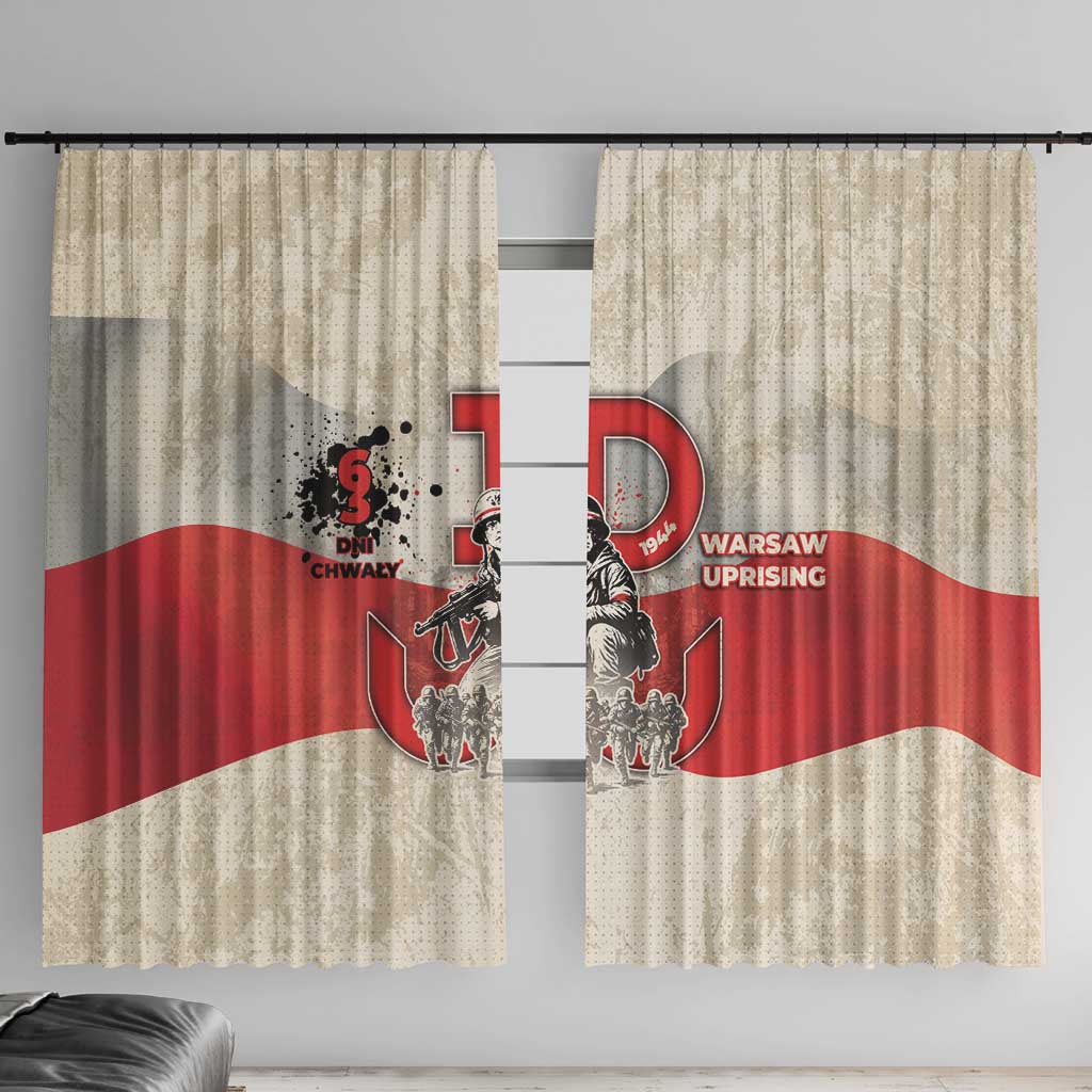 Polish Warsaw Uprising Window Curtain 63 Days Of Glory