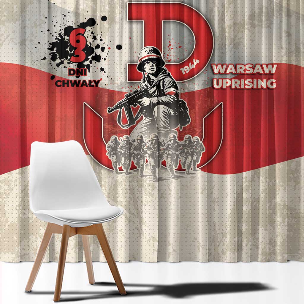 Polish Warsaw Uprising Window Curtain 63 Days Of Glory