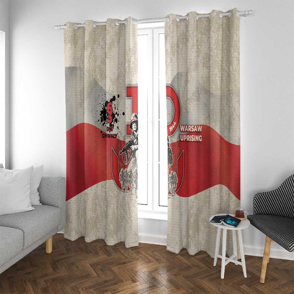 Polish Warsaw Uprising Window Curtain 63 Days Of Glory