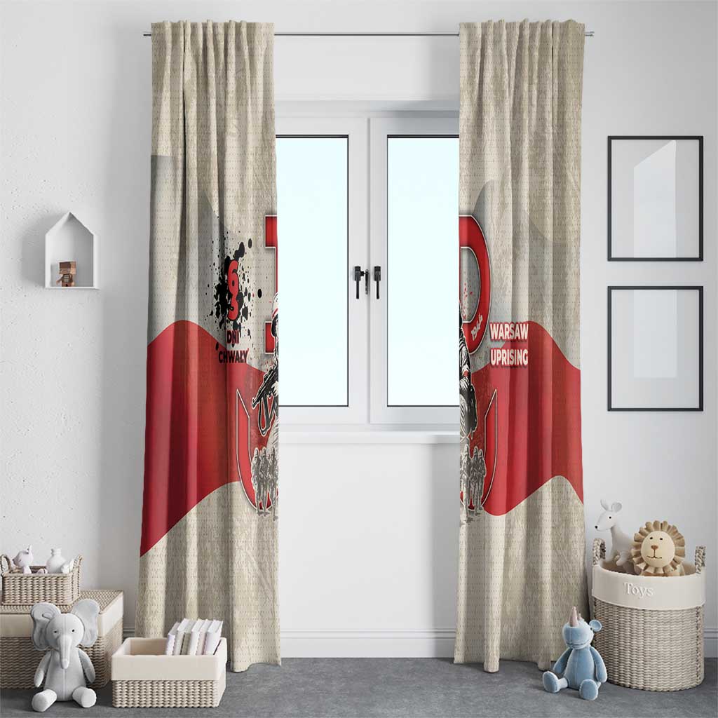 Polish Warsaw Uprising Window Curtain 63 Days Of Glory
