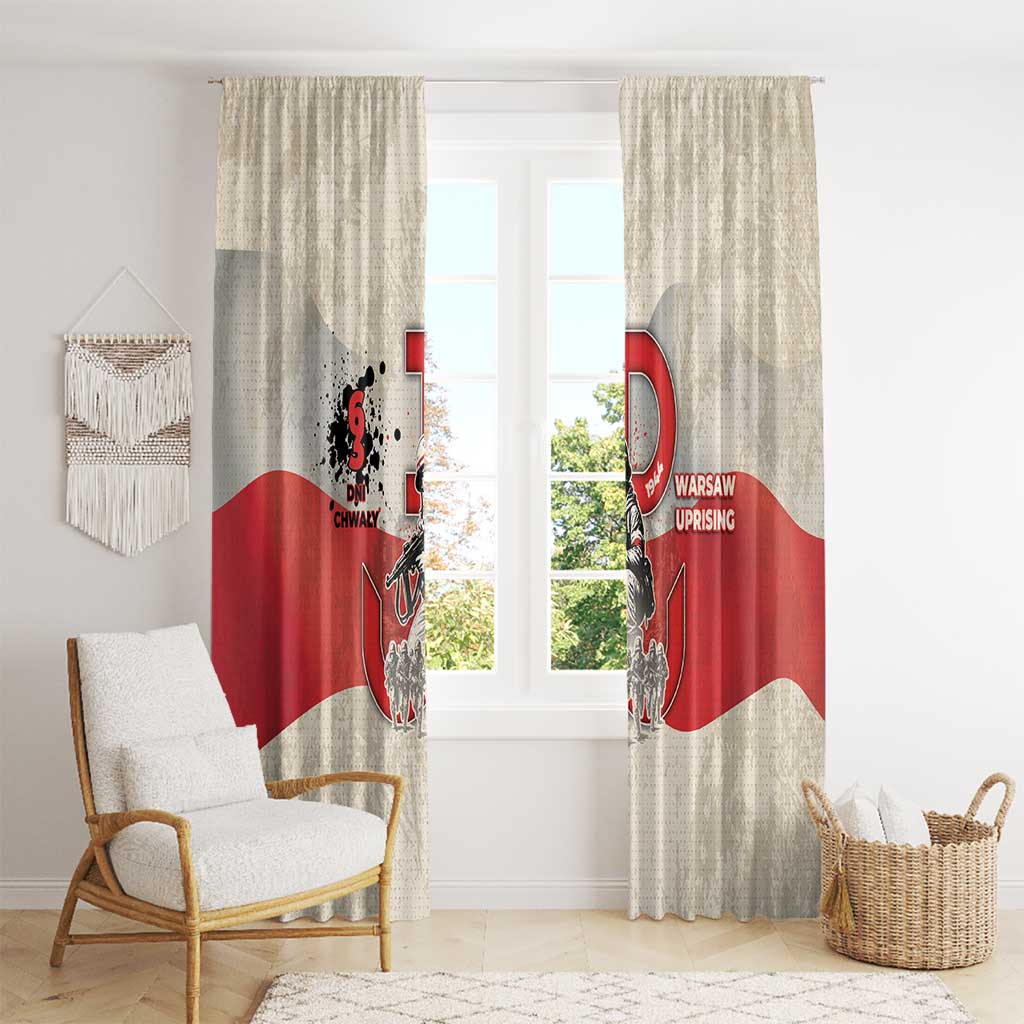Polish Warsaw Uprising Window Curtain 63 Days Of Glory