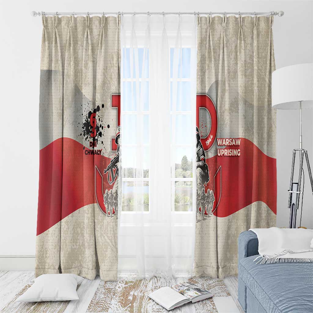 Polish Warsaw Uprising Window Curtain 63 Days Of Glory