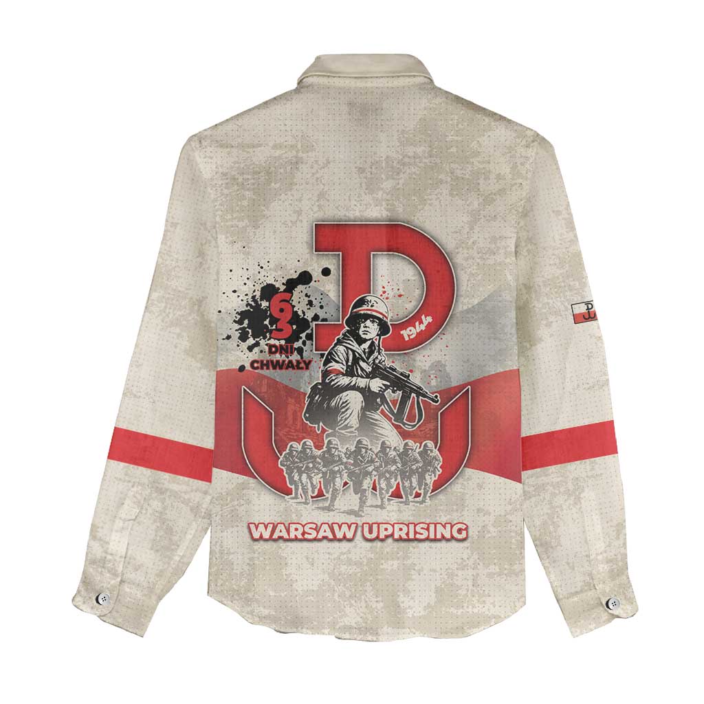 Polish Warsaw Uprising Women Casual Shirt 63 Days Of Glory
