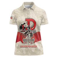 Polish Warsaw Uprising Women Polo Shirt 63 Days Of Glory