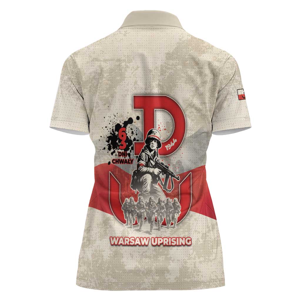 Polish Warsaw Uprising Women Polo Shirt 63 Days Of Glory