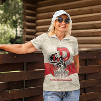 Polish Warsaw Uprising Women Polo Shirt 63 Days Of Glory