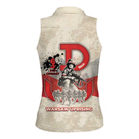 Polish Warsaw Uprising Women Sleeveless Polo Shirt 63 Days Of Glory