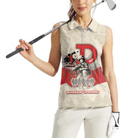 Polish Warsaw Uprising Women Sleeveless Polo Shirt 63 Days Of Glory