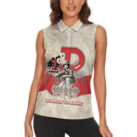 Polish Warsaw Uprising Women Sleeveless Polo Shirt 63 Days Of Glory