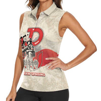 Polish Warsaw Uprising Women Sleeveless Polo Shirt 63 Days Of Glory