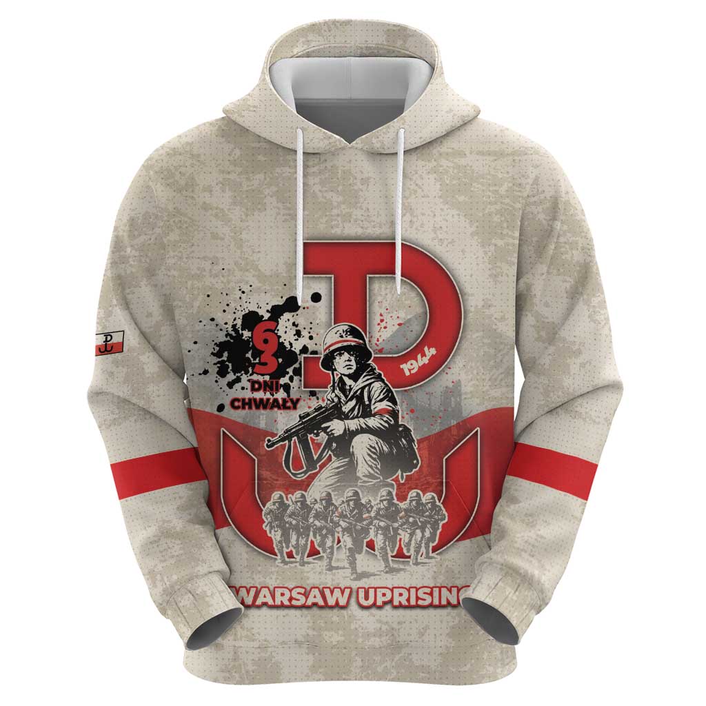 Polish Warsaw Uprising Zip Hoodie 63 Days Of Glory