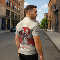 Polish Warsaw Uprising Zipper Polo Shirt 63 Days Of Glory