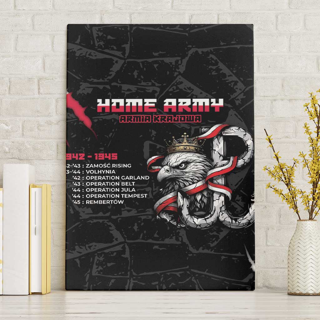 Poland Home Army Canvas Wall Art Armia Krajowa 1942 To 1945