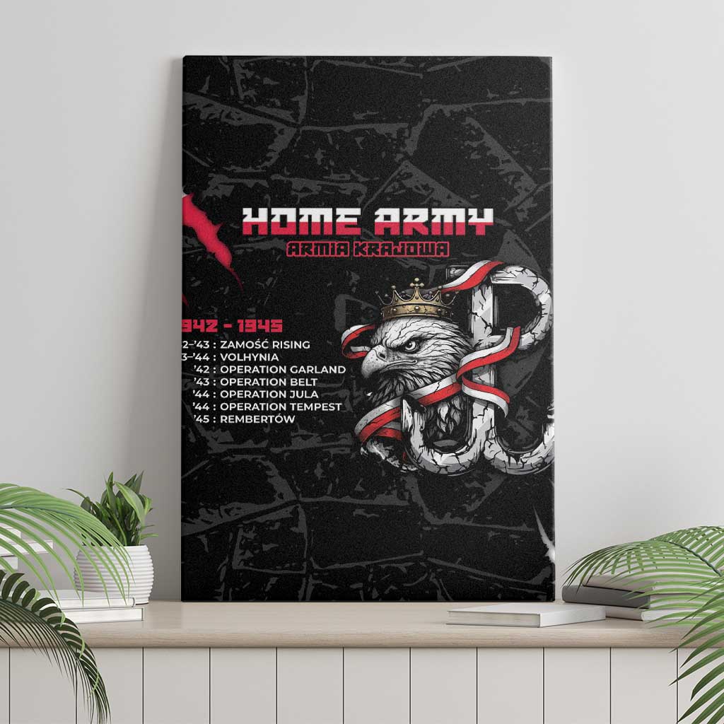 Poland Home Army Canvas Wall Art Armia Krajowa 1942 To 1945