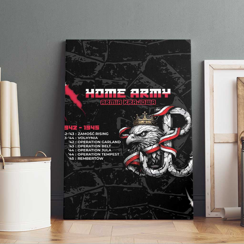 Poland Home Army Canvas Wall Art Armia Krajowa 1942 To 1945