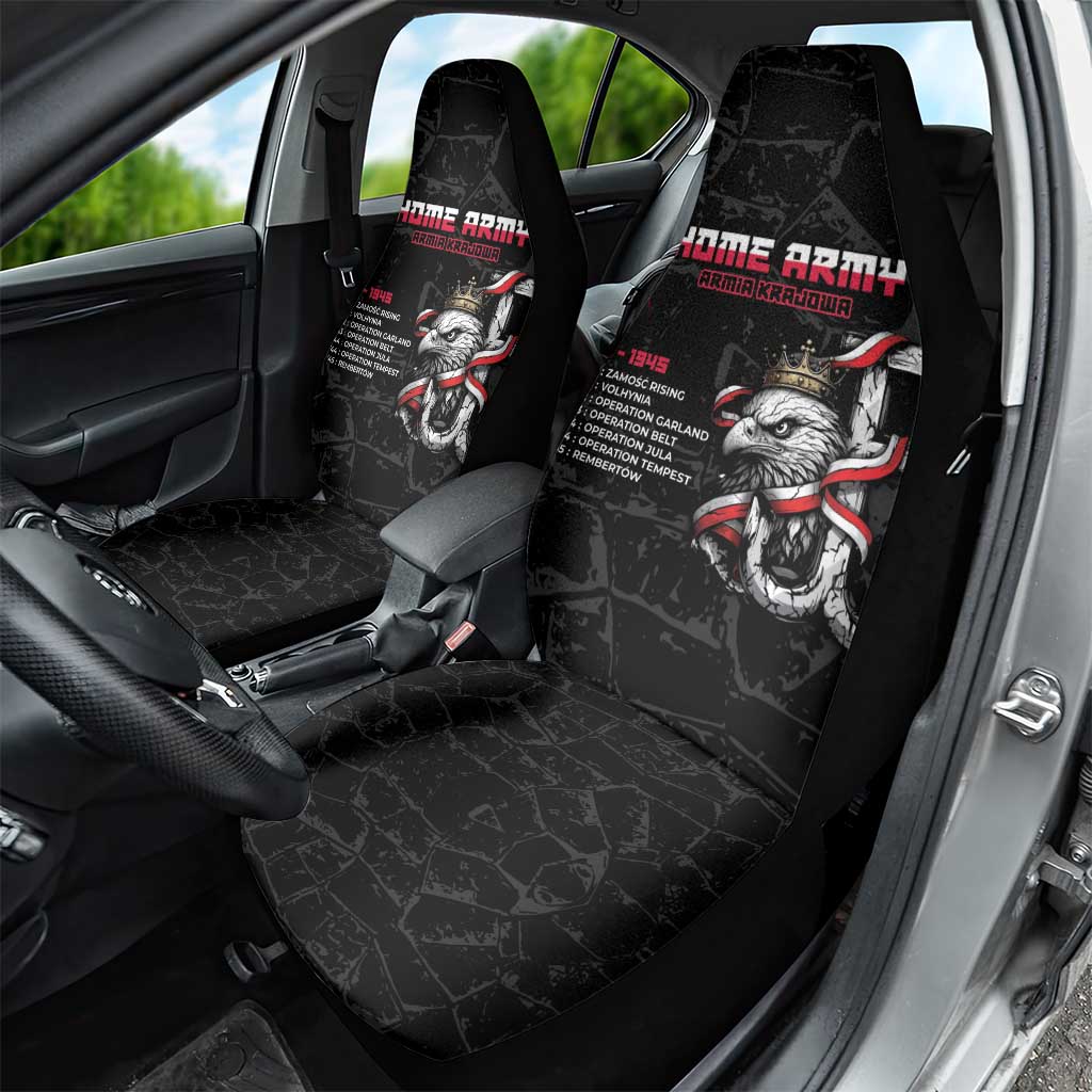 Poland Home Army Car Seat Cover Armia Krajowa 1942 To 1945