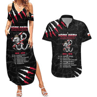Personalized Poland Home Army Couples Matching Summer Maxi Dress and Hawaiian Shirt Armia Krajowa 1942 To 1945