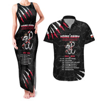 Personalized Poland Home Army Couples Matching Tank Maxi Dress and Hawaiian Shirt Armia Krajowa 1942 To 1945