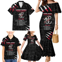 Personalized Poland Home Army Family Matching Mermaid Dress and Hawaiian Shirt Armia Krajowa 1942 To 1945
