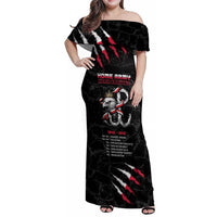 Personalized Poland Home Army Family Matching Off Shoulder Maxi Dress and Hawaiian Shirt Armia Krajowa 1942 To 1945