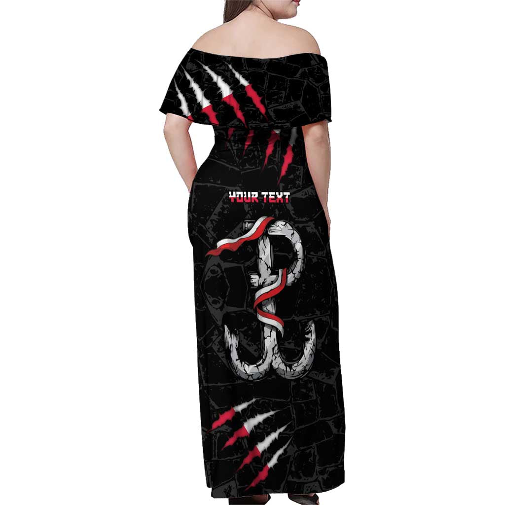 Personalized Poland Home Army Family Matching Off Shoulder Maxi Dress and Hawaiian Shirt Armia Krajowa 1942 To 1945