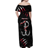 Personalized Poland Home Army Family Matching Off Shoulder Maxi Dress and Hawaiian Shirt Armia Krajowa 1942 To 1945