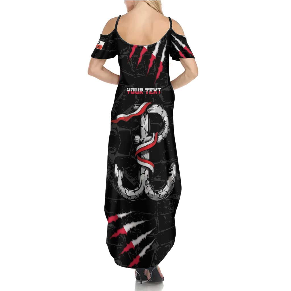 Personalized Poland Home Army Family Matching Summer Maxi Dress and Hawaiian Shirt Armia Krajowa 1942 To 1945