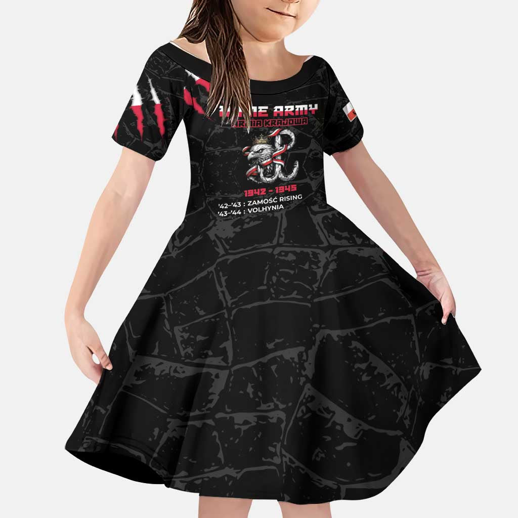 Personalized Poland Home Army Family Matching Tank Maxi Dress and Hawaiian Shirt Armia Krajowa 1942 To 1945