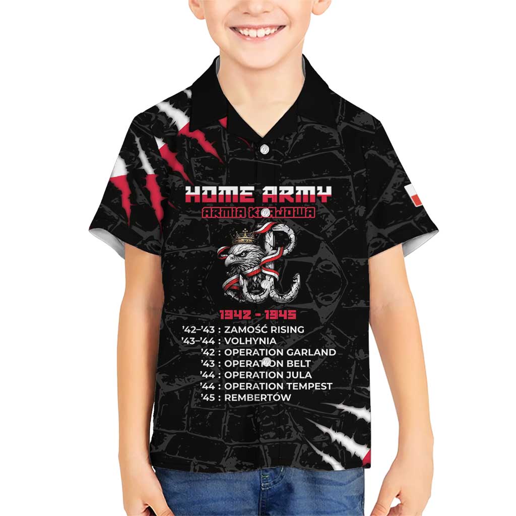 Personalized Poland Home Army Hawaiian Shirt Armia Krajowa 1942 To 1945