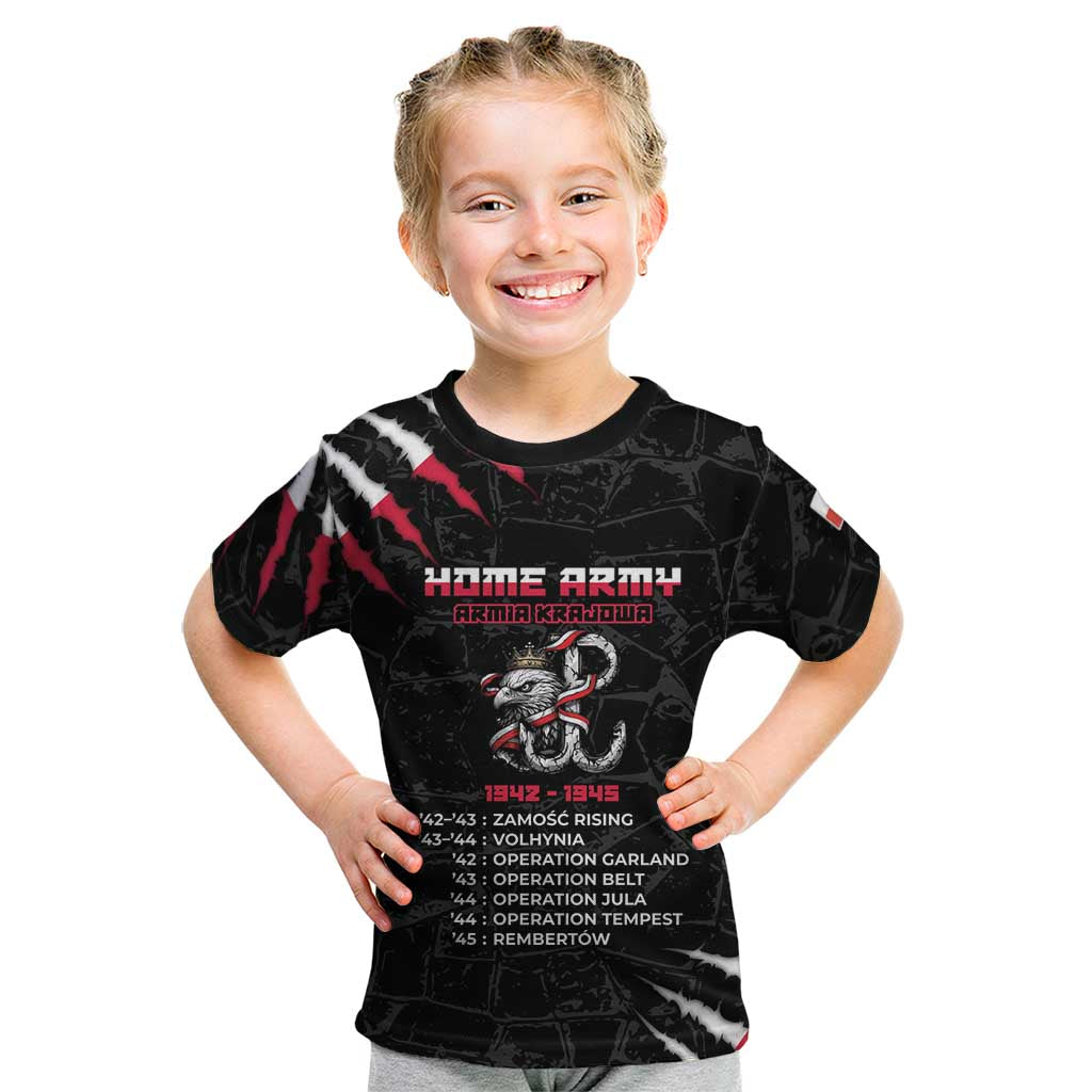 Personalized Poland Home Army Kid T Shirt Armia Krajowa 1942 To 1945