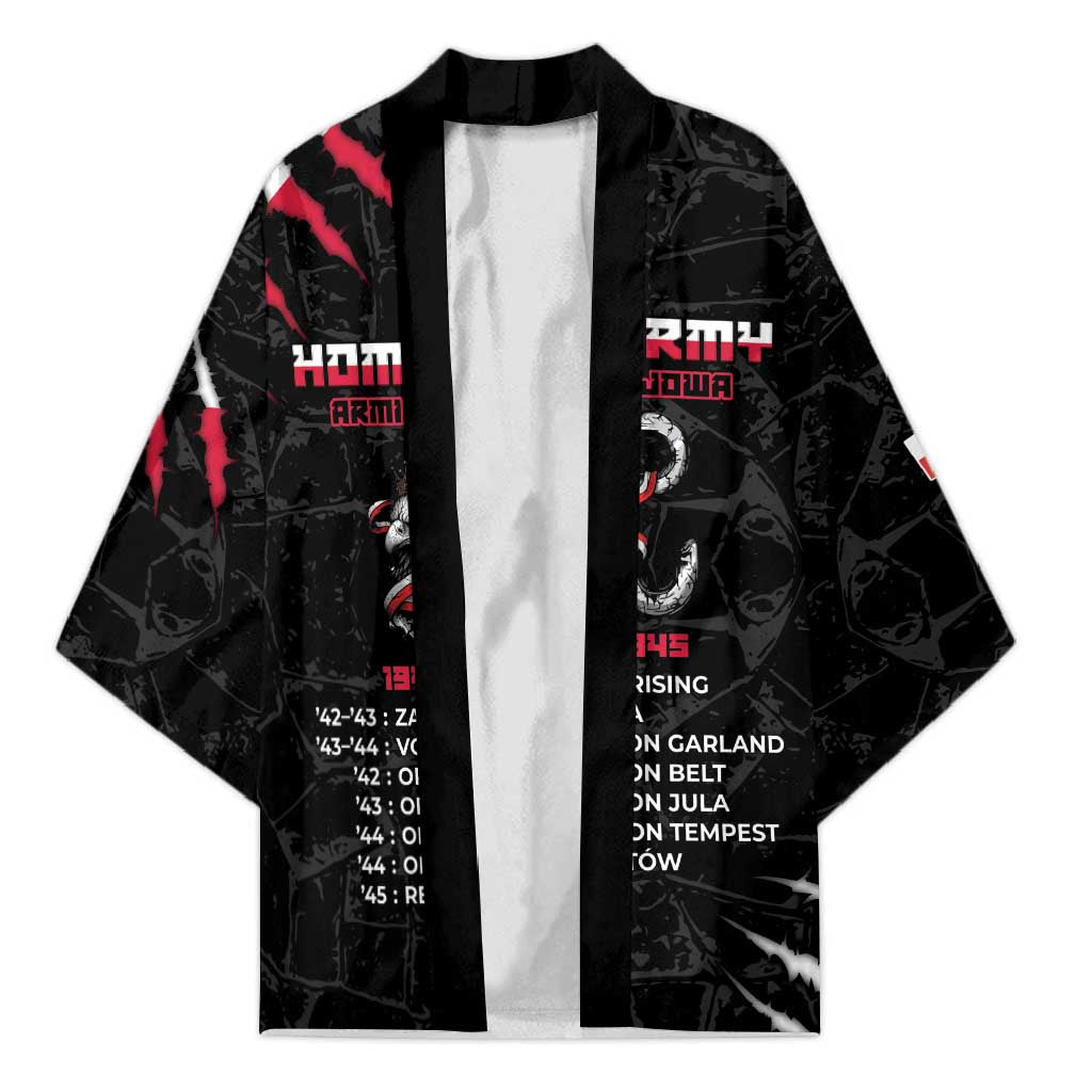 Personalized Poland Home Army Kimono Armia Krajowa 1942 To 1945