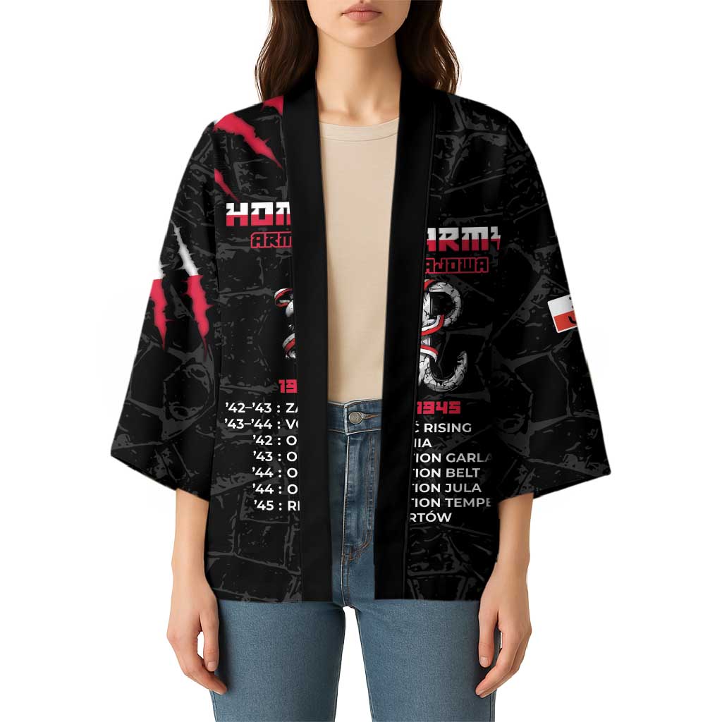 Personalized Poland Home Army Kimono Armia Krajowa 1942 To 1945