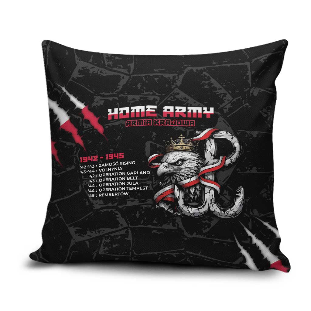 Poland Home Army Pillow Cover Armia Krajowa 1942 To 1945