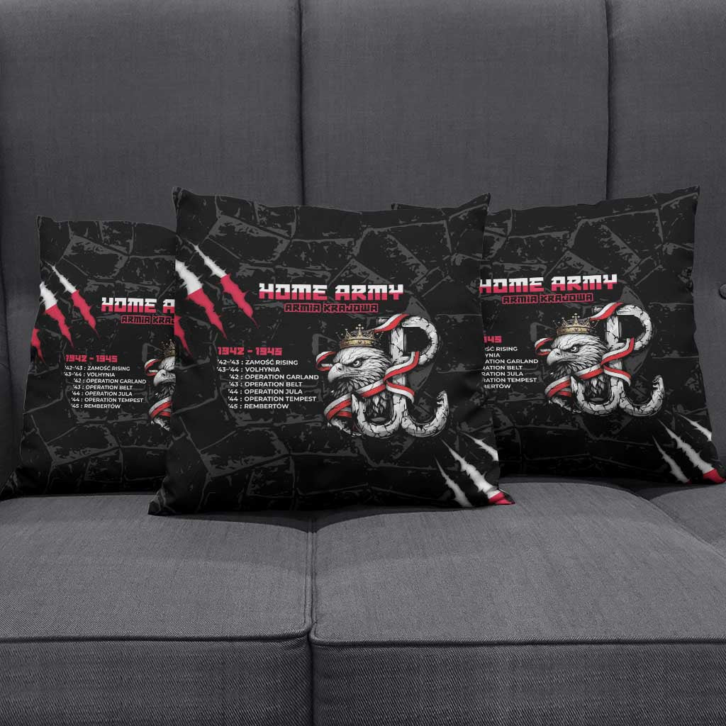 Poland Home Army Pillow Cover Armia Krajowa 1942 To 1945