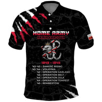 Personalized Poland Home Army Polo Shirt Armia Krajowa 1942 To 1945