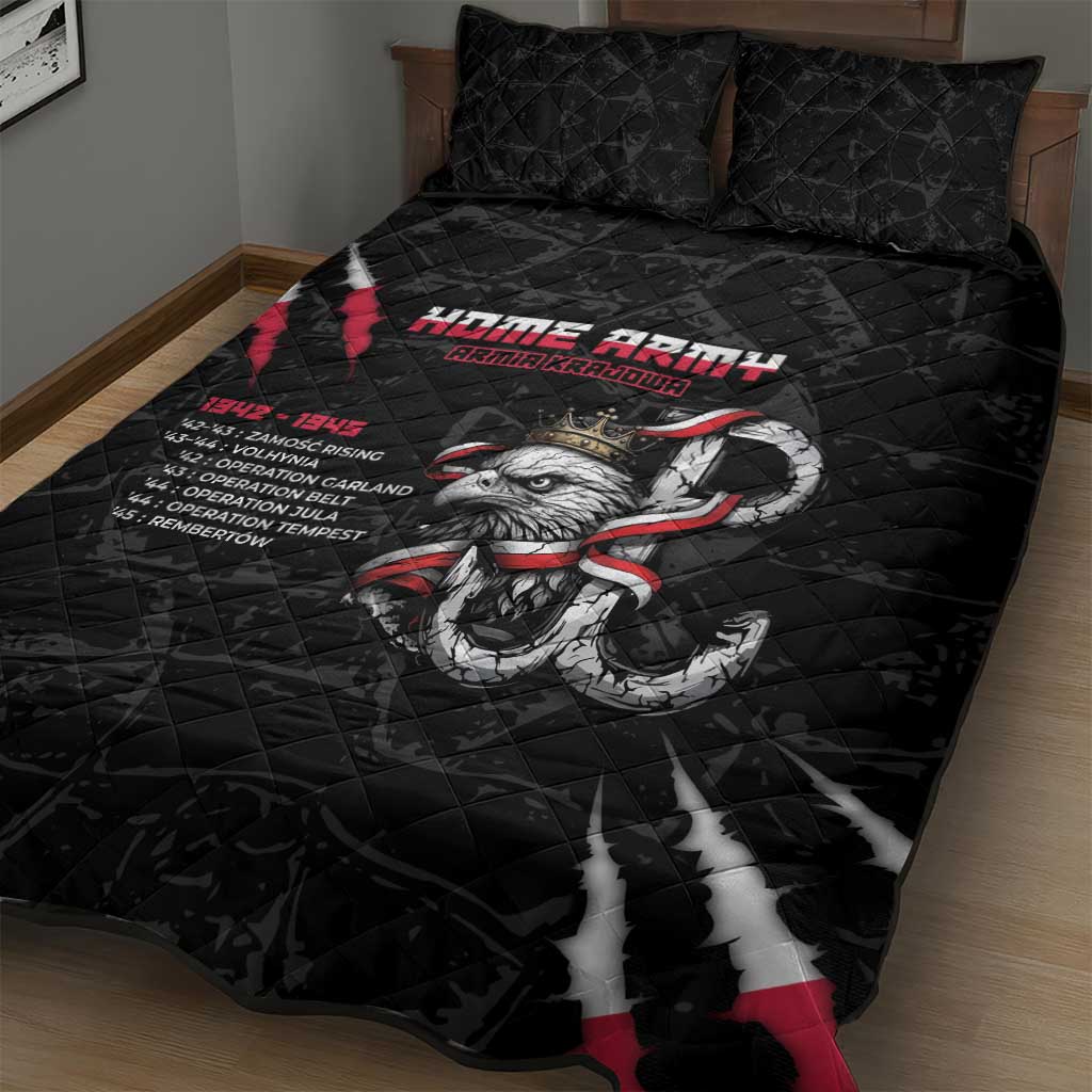 Poland Home Army Quilt Bed Set Armia Krajowa 1942 To 1945