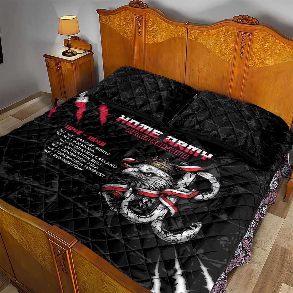 Poland Home Army Quilt Bed Set Armia Krajowa 1942 To 1945
