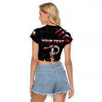 Personalized Poland Home Army Raglan Cropped T Shirt Armia Krajowa 1942 To 1945