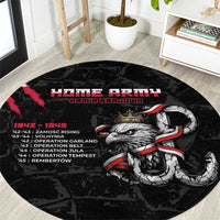 Poland Home Army Round Carpet Armia Krajowa 1942 To 1945