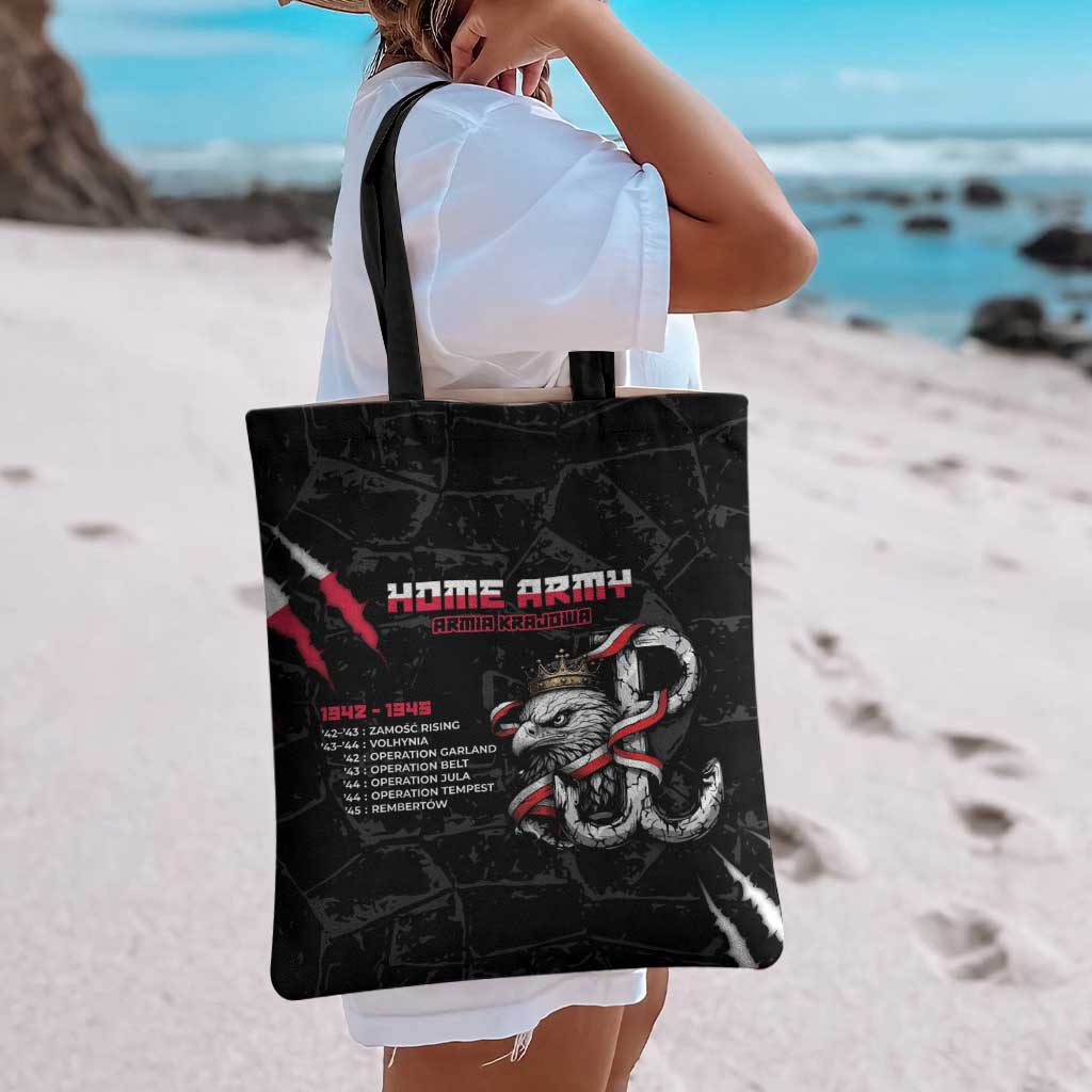 Poland Home Army Tote Bag Armia Krajowa 1942 To 1945
