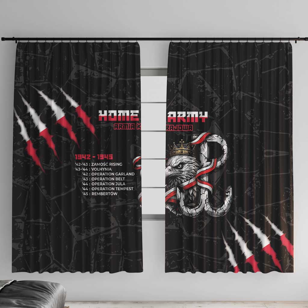Poland Home Army Window Curtain Armia Krajowa 1942 To 1945