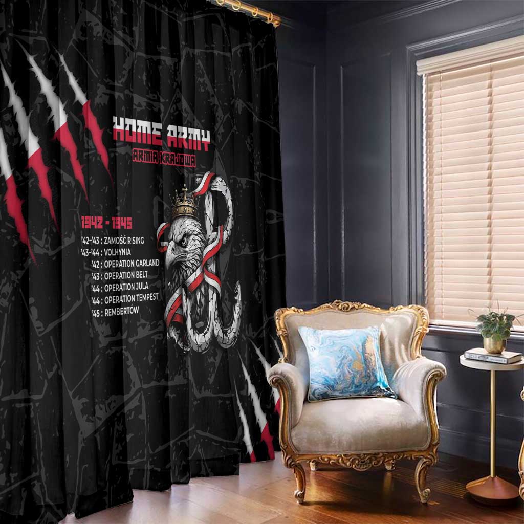 Poland Home Army Window Curtain Armia Krajowa 1942 To 1945