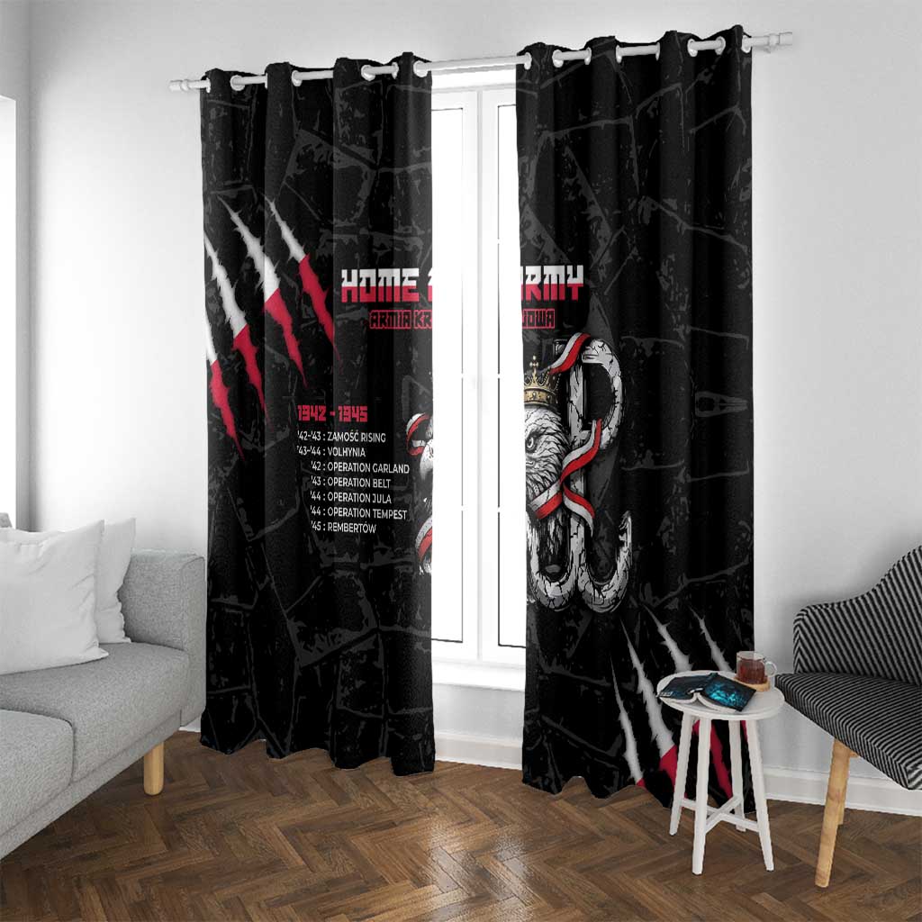 Poland Home Army Window Curtain Armia Krajowa 1942 To 1945