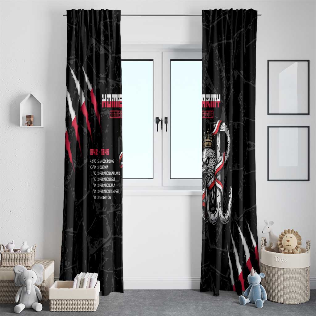 Poland Home Army Window Curtain Armia Krajowa 1942 To 1945