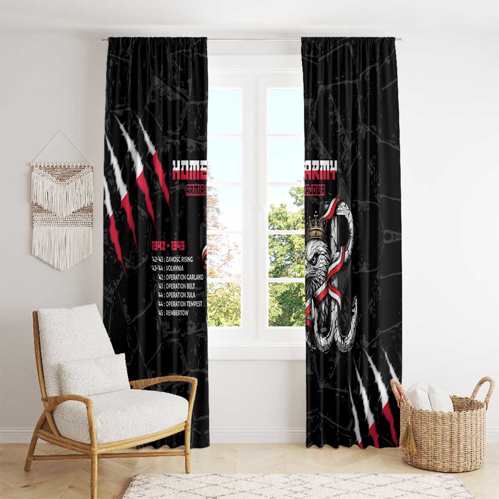 Poland Home Army Window Curtain Armia Krajowa 1942 To 1945