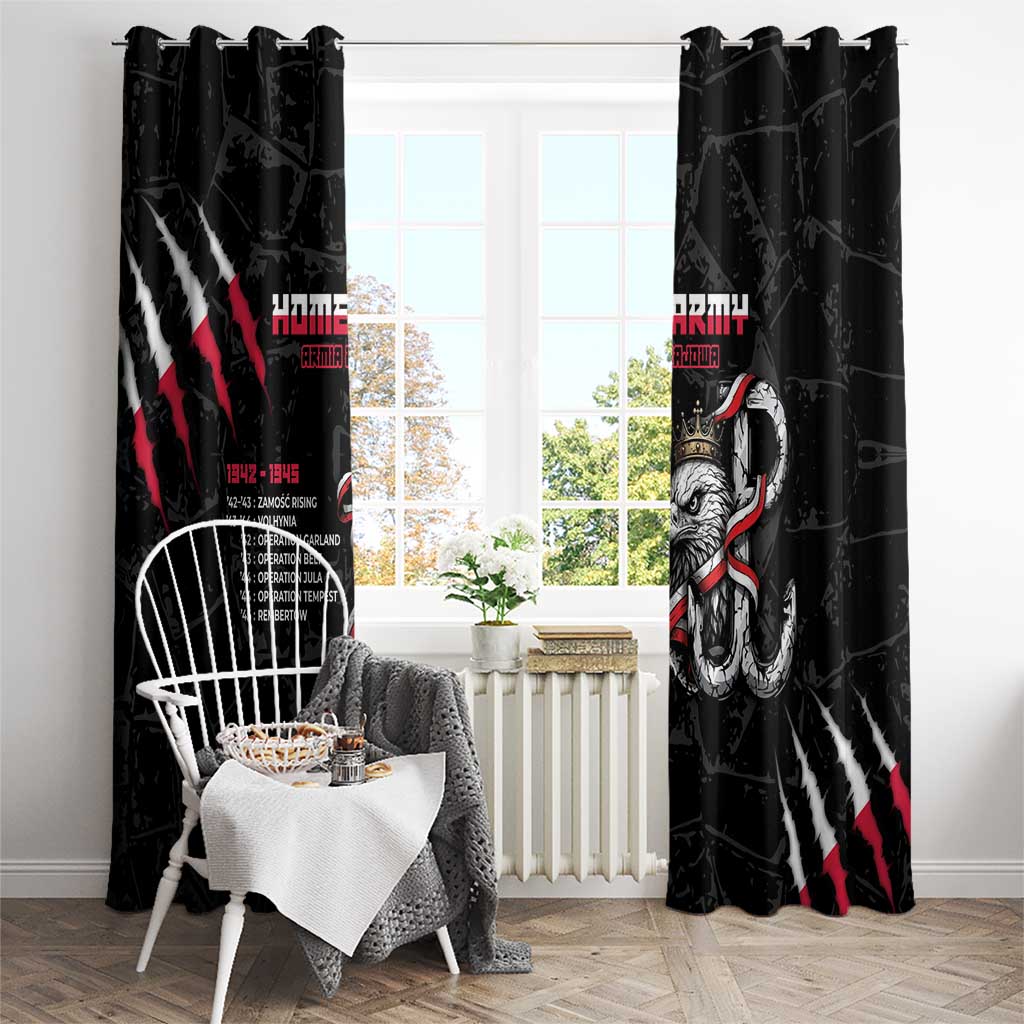 Poland Home Army Window Curtain Armia Krajowa 1942 To 1945