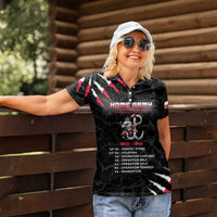 Personalized Poland Home Army Women Polo Shirt Armia Krajowa 1942 To 1945
