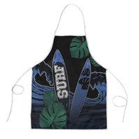 Surfing Apron Retro Waves Dot Halftone